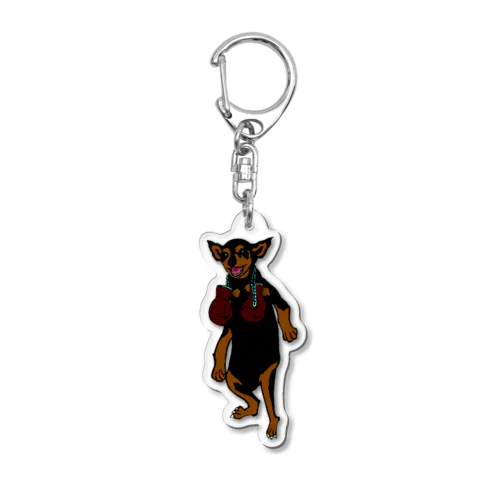 The Fighter-レトロゲーム- Acrylic Key Chain