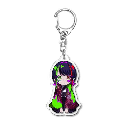 おすわりあせびちゃん（お正月2024ver.） Acrylic Key Chain