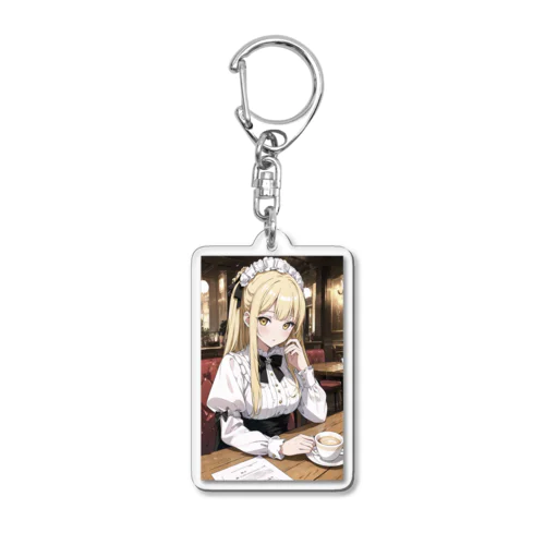 メイド喫茶の人形姫 Acrylic Key Chain