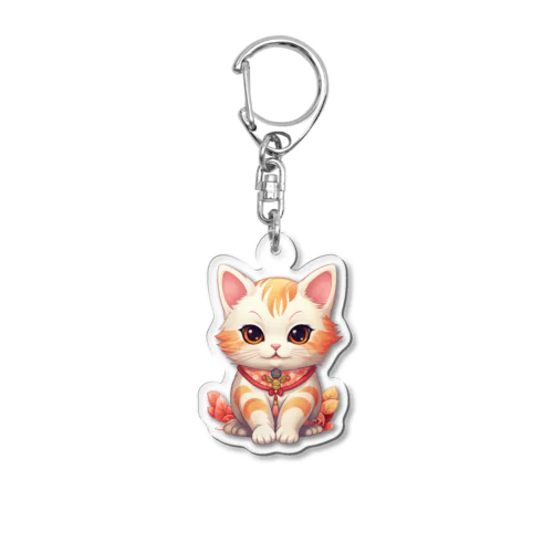 縁起猫 Acrylic Key Chain