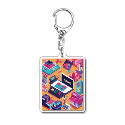 アーケードゲーム Acrylic Key Chain