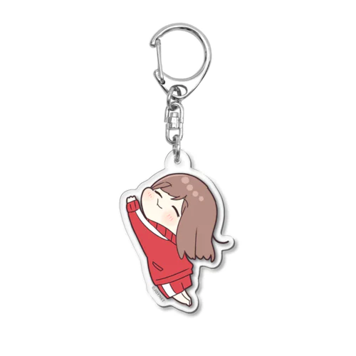 抱きつきジャージちゃん Acrylic Key Chain