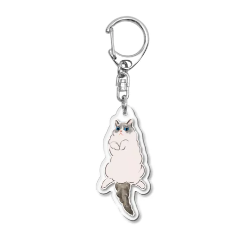 ごろりんラグドール Acrylic Key Chain