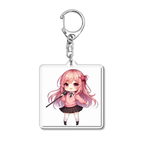 可愛い女子 Acrylic Key Chain