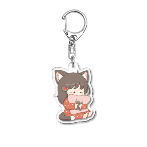 ちびスイちゃん（昼寝） Acrylic Key Chain