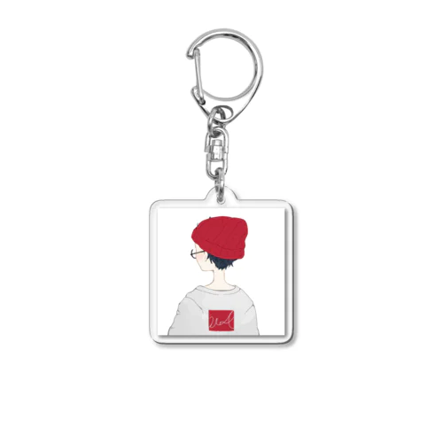 まるめがバーニー Acrylic Key Chain