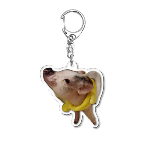 くんくん yellow Acrylic Key Chain