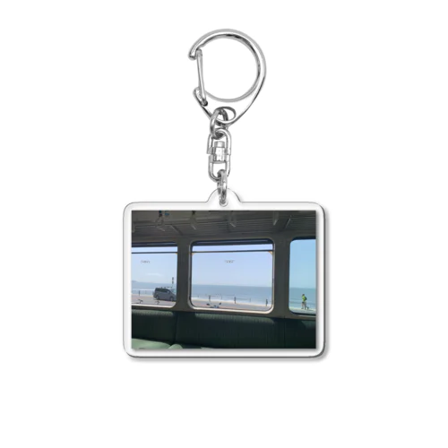 江ノ電の車窓 Acrylic Key Chain