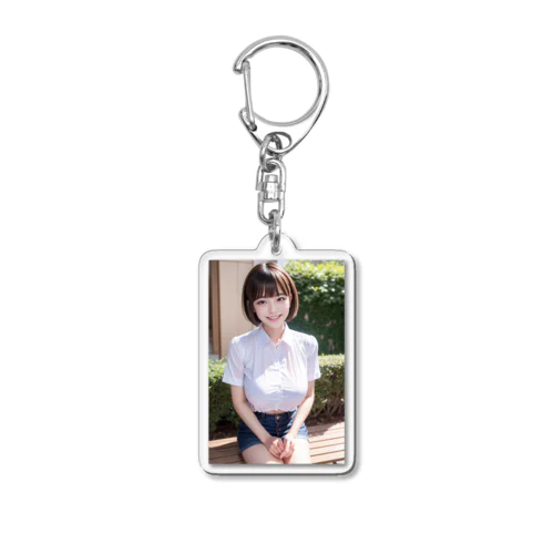 ニュースのお姉さん Acrylic Key Chain