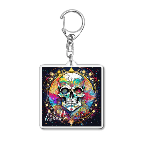 Skull_004 Acrylic Key Chain