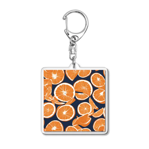 カットみかん Acrylic Key Chain