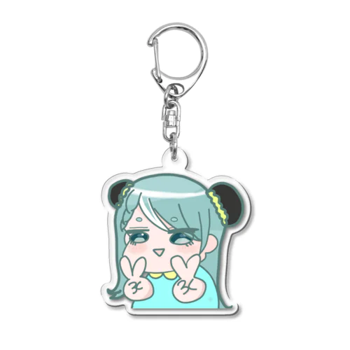 煽り顔えまち Acrylic Key Chain