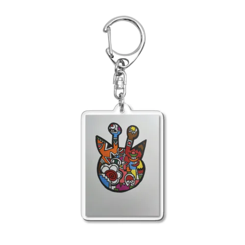 Ambiguous きりん Acrylic Key Chain