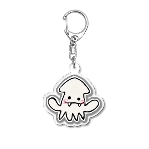 おかべらイカ Acrylic Key Chain