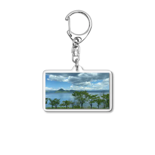 洞爺湖 湖畔 Acrylic Key Chain