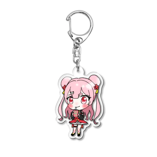 小物グッズみこ Acrylic Key Chain