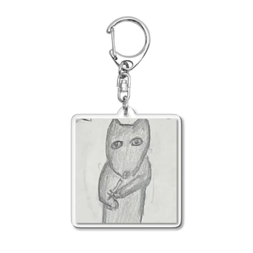 シャブシャブ犬 Acrylic Key Chain