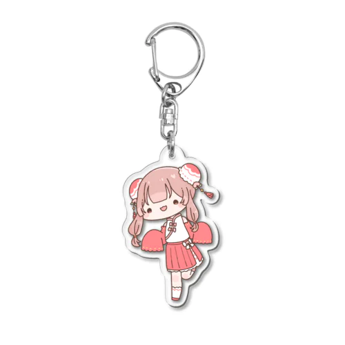 おととちゃいなポーズ Acrylic Key Chain