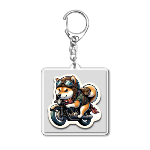 柴ライダーロードshiba34 Acrylic Key Chain