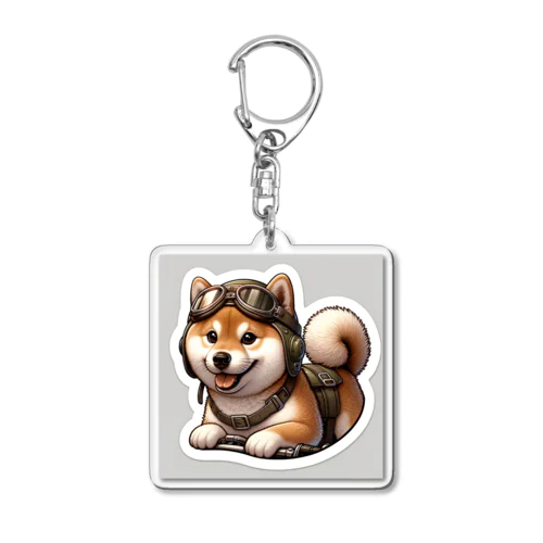 柴ライダーロードshiba40 Acrylic Key Chain