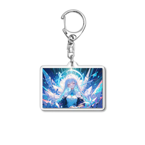 Crystal Journey　〜美麗で神聖、どこか厳かな結晶の旅〜　No.3「眠れる氷の女王」 Acrylic Key Chain