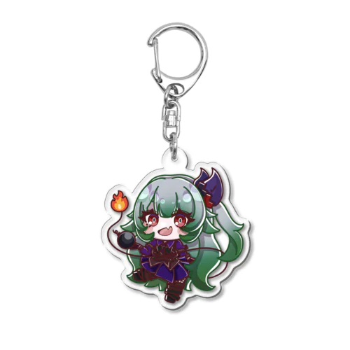 爆月黒蜜 Acrylic Key Chain