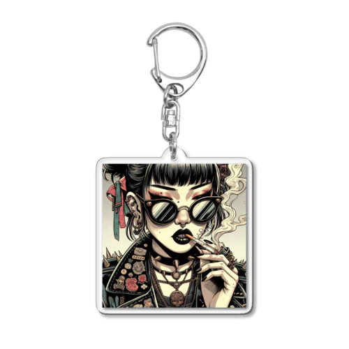 パンク女2 Acrylic Key Chain