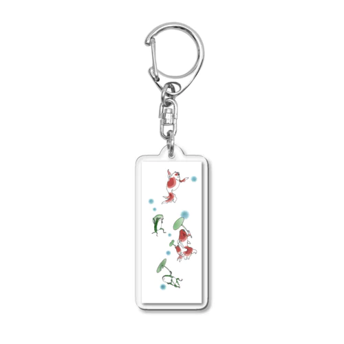 金魚づくし　行列A Acrylic Key Chain