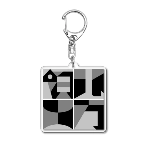 北方領土（モノクロ版） Acrylic Key Chain