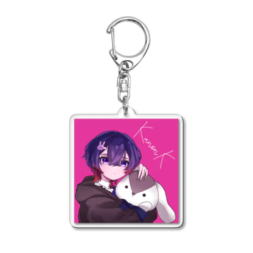 枢音奏希（撫でんな） Acrylic Key Chain