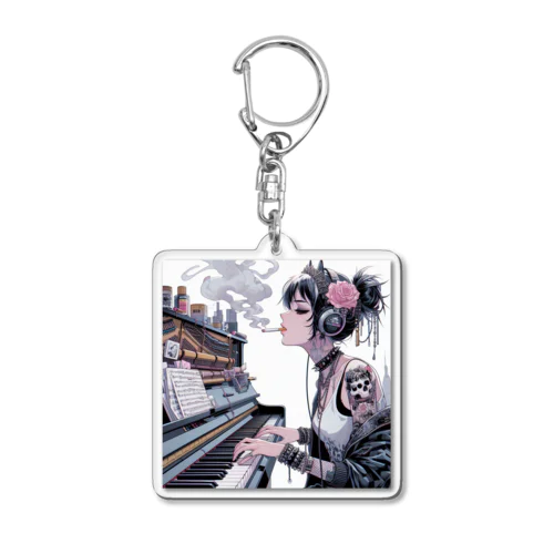 Rebel Rhapsody Acrylic Key Chain