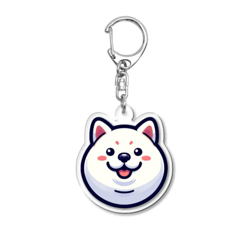 丸顔シリーズ柴犬バージョン Acrylic Key Chain