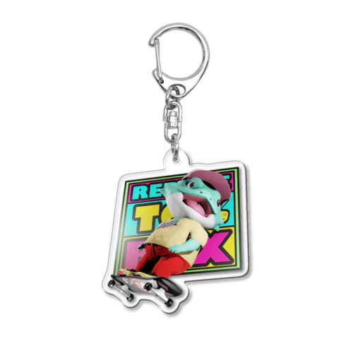 The Lizard City 3D 02 Acrylic Key Chain