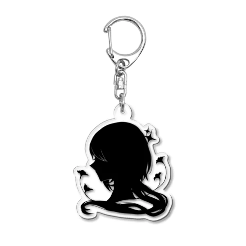 ねるねるシルエット Acrylic Key Chain