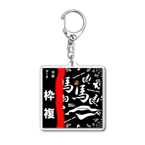 馬シリーズ（ 枠複 ）的中するといいですね！ Acrylic Key Chain