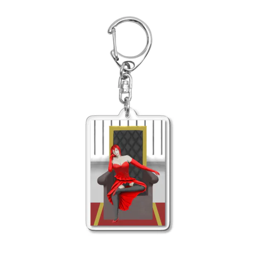 The Queen Acrylic Key Chain