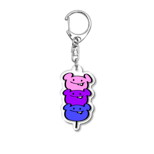 カロリーベアだんご Acrylic Key Chain