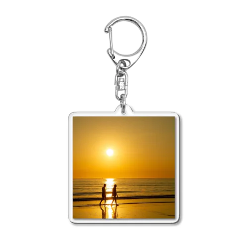 夕日 Acrylic Key Chain