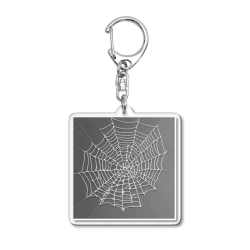 蜘蛛の巣 Acrylic Key Chain