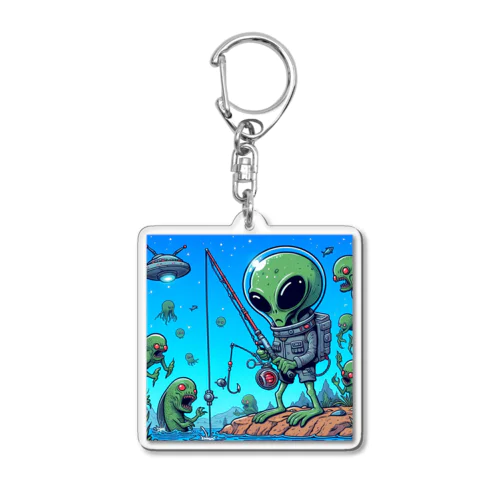 釣り人 Acrylic Key Chain