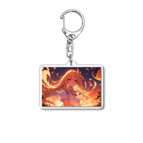 Color Journey　〜世界が美しい所以の旅〜　No.2「Orange」 Acrylic Key Chain