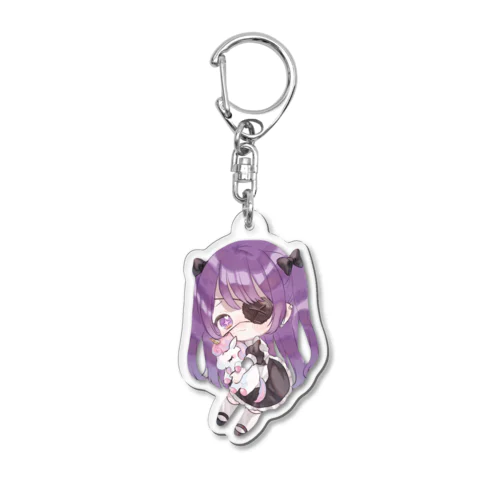 めいどめるるん Acrylic Key Chain