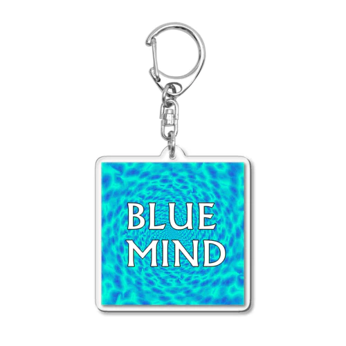 BLUE MIND Acrylic Key Chain