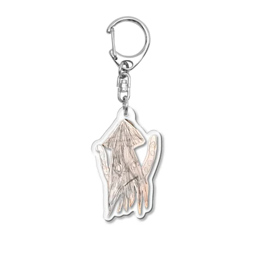 イカさん Acrylic Key Chain