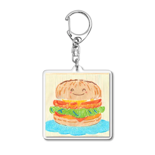 バーガーくん Acrylic Key Chain