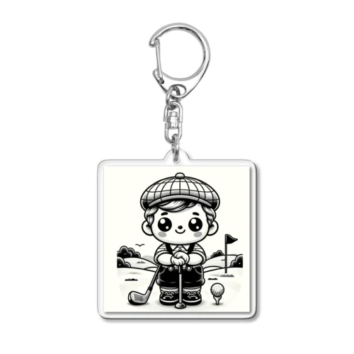  golfboy&girl Acrylic Key Chain