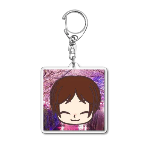 おかずちゃん似顔絵２ Acrylic Key Chain