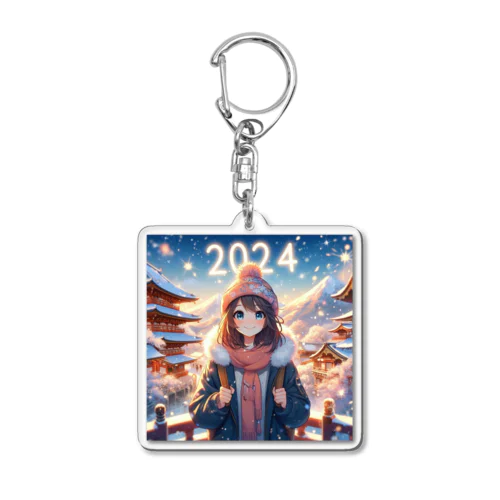 2024 Winter Girl 3 Acrylic Key Chain