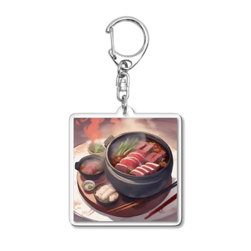 すき焼き（Sukiyaki）  Acrylic Key Chain