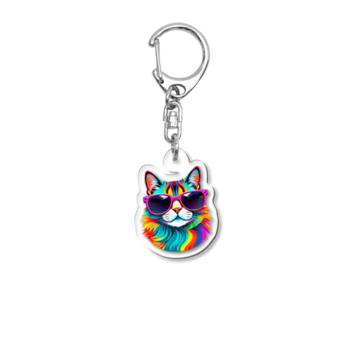 グラカラキャット2 Acrylic Key Chain